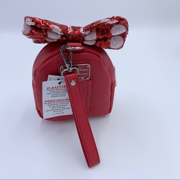 Disney Loungefly Minnie Mouse Mini Wristlet - Picture 6 of 9